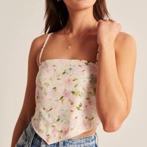 Abercrombie scarf top